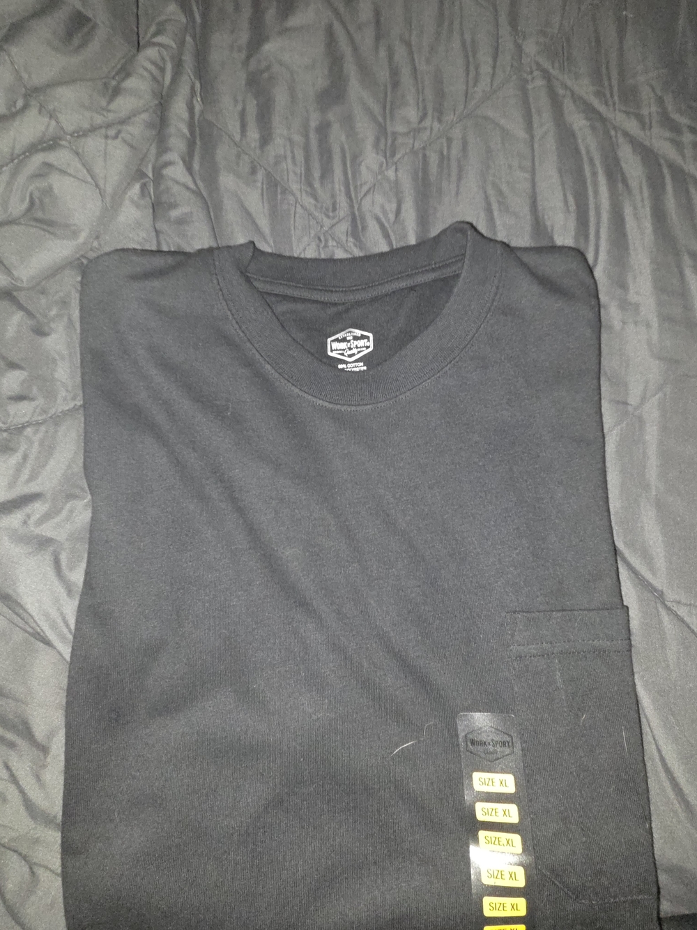 Men's Work N Sport -Sleeve Pocket Tee - Harbor Bay